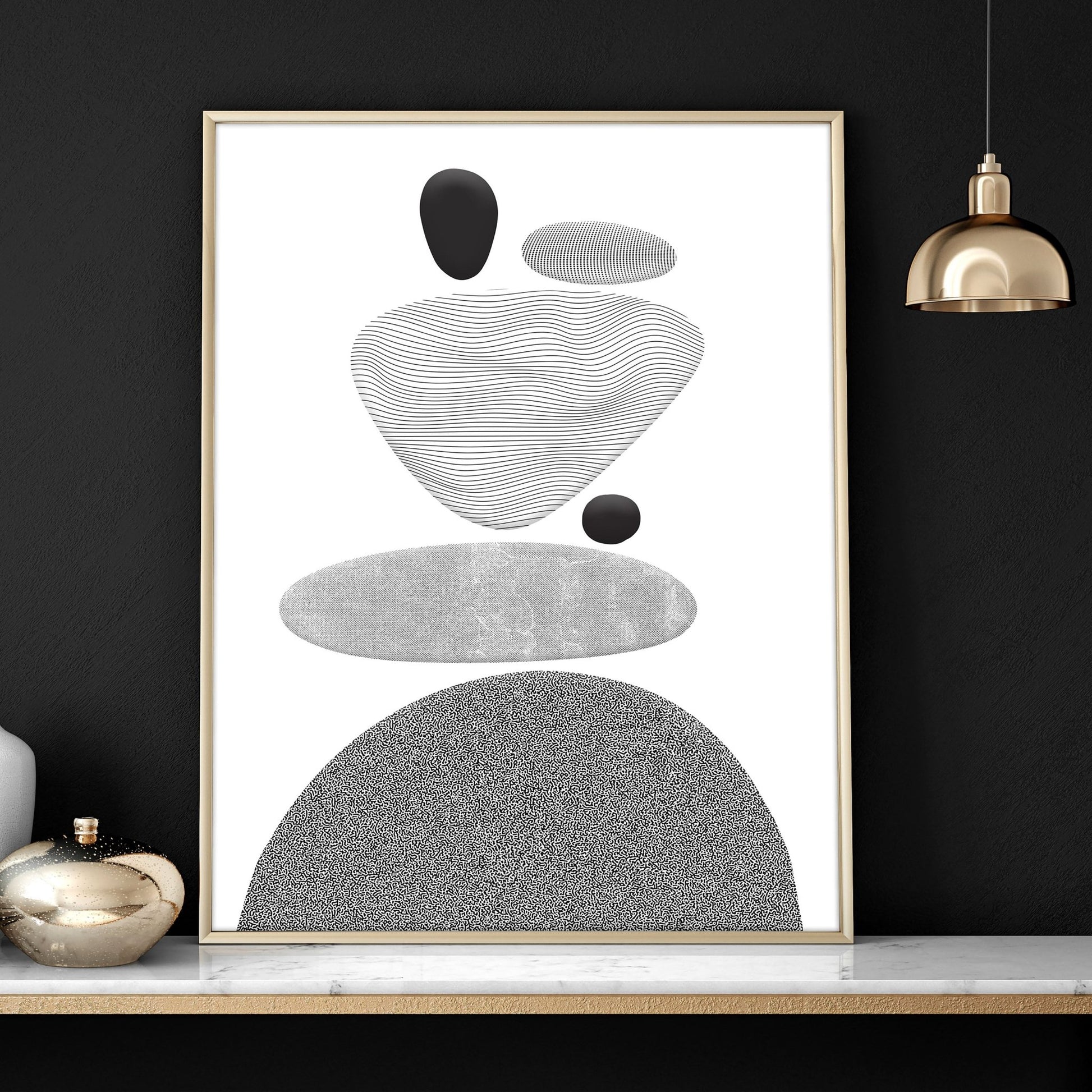 Art Home Office | Set of 3 wall art prints