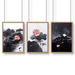 Art Modern Prints | Set of 3 Asian Inspired Wall art Prints