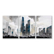 Art Prints Contemporary | Set of 3 Urban Skyscrapers Wall art Prints