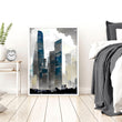 Art Prints Contemporary | Set of 3 Urban Skyscrapers Wall art Prints