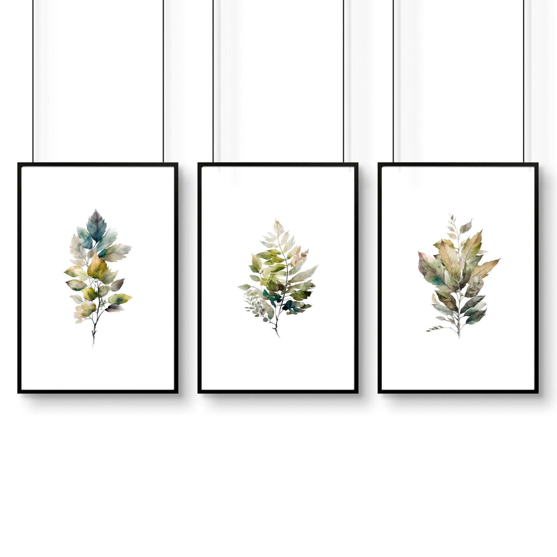 Art Prints Floral | Set of 3 wall art prints