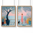 Art With Frames | Set of 2 Italian Lifestyle Wall art Prints