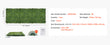 VEVOR Artificial Grass Wall Panels 40/60 x 120in Milan Grass Greenery Boxwood Panel for Outdoor Decor Hedge Screen for Garden