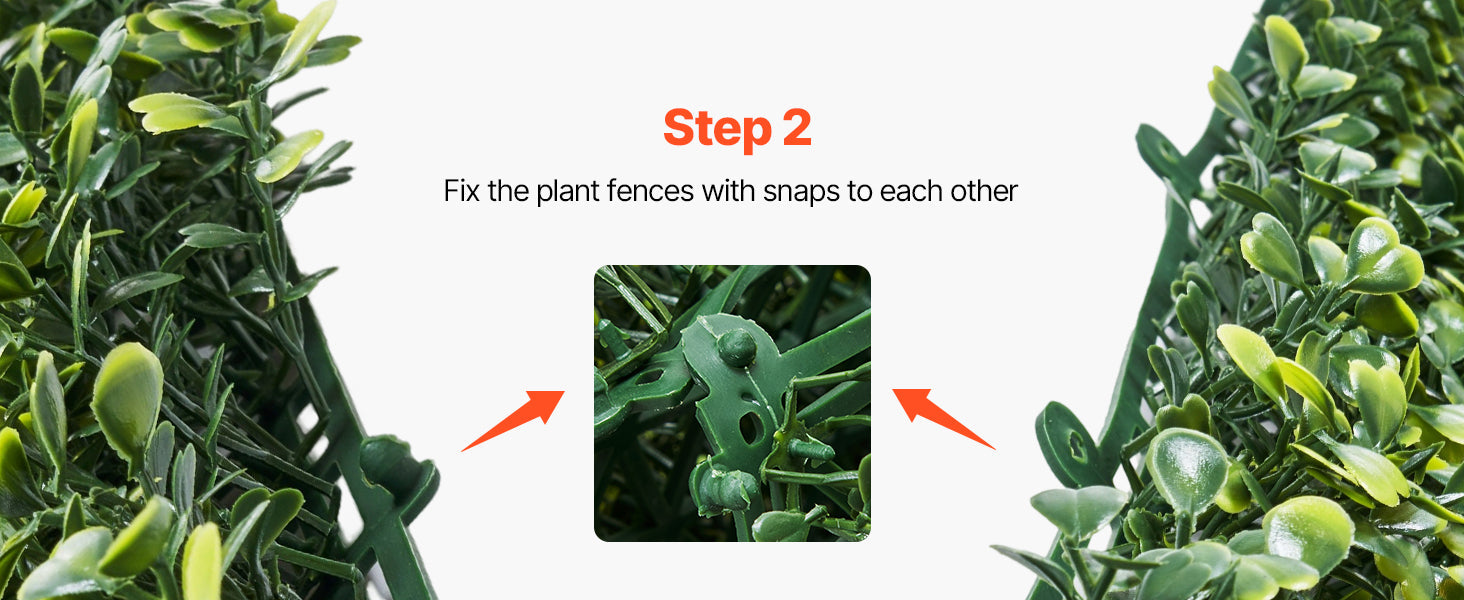 VEVOR Artificial Grass Wall Panels 40/60 x 120in Milan Grass Greenery Boxwood Panel for Outdoor Decor Hedge Screen for Garden