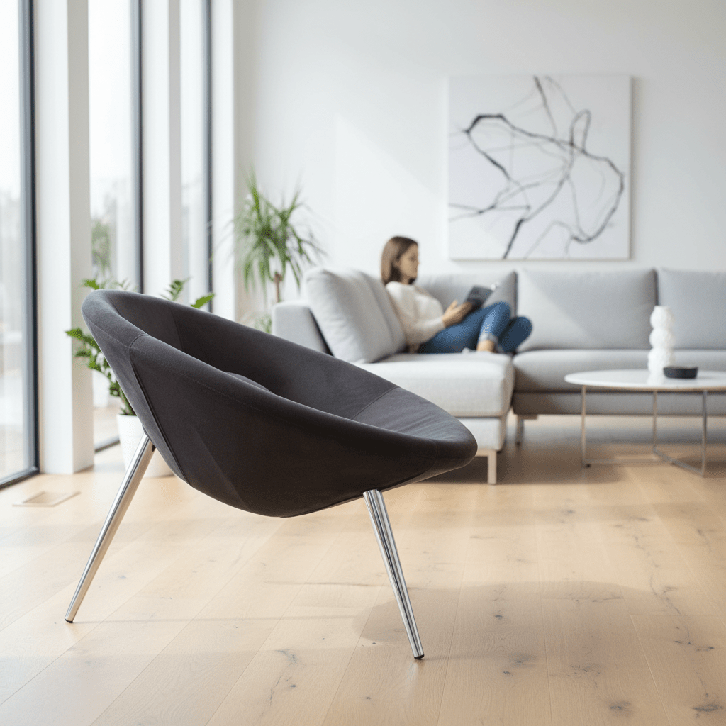 Arto Conic Black Chair