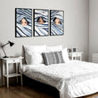 Artwork For Bedroom Wall | Set of 3 Boho Women Wall art Prints