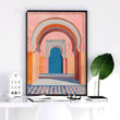 Artwork For Home Office | Set of 3 Moroccan Inspired Wall art Prints