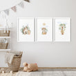 Artwork For Nursery Walls | Set of 3 wall art prints