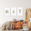 Artwork For Nursery Walls | Set of 3 wall art prints