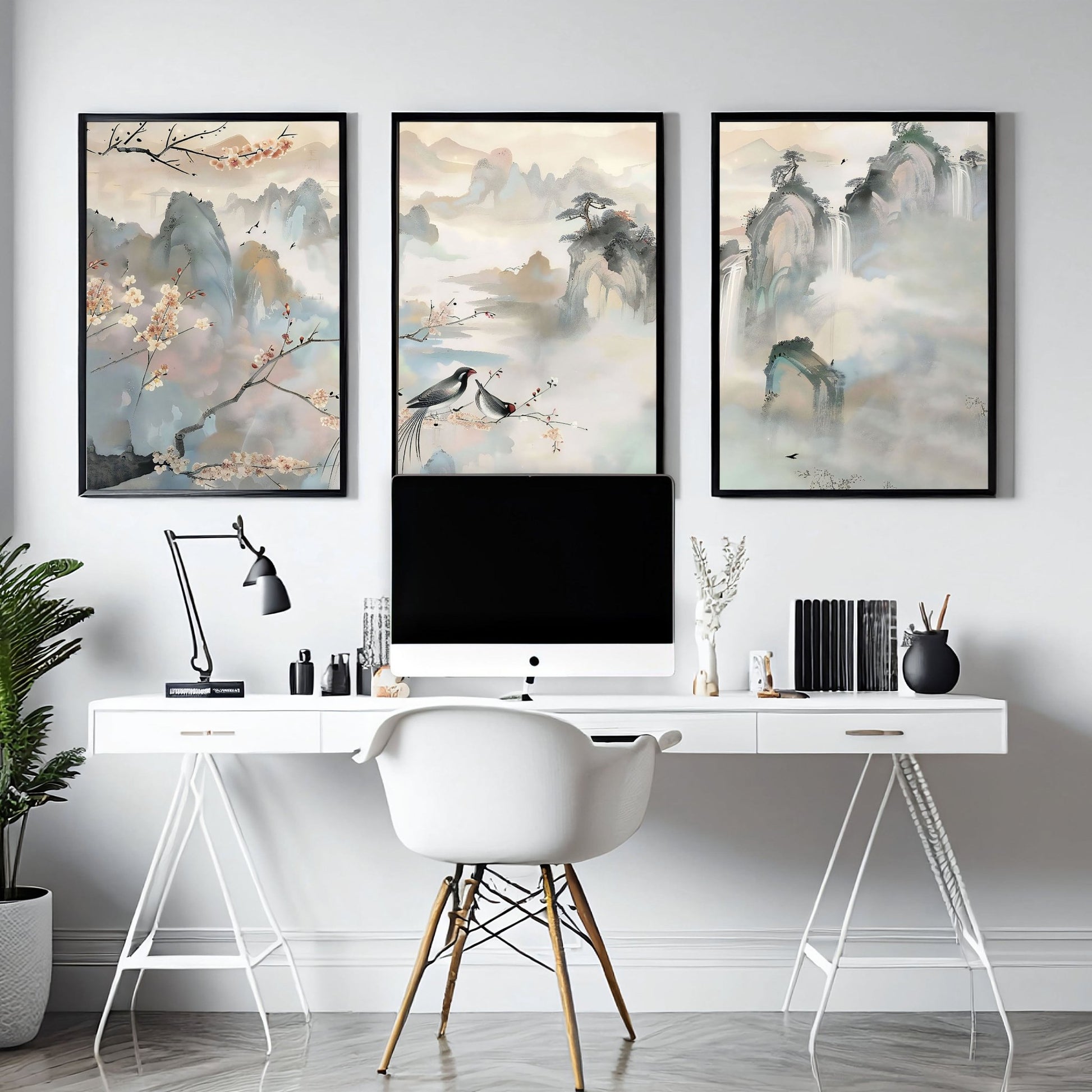 Artwork For Office | Set of 3 wall art prints