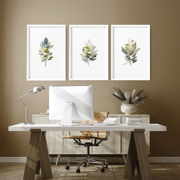 Artwork For Office Wall | Set of 3 wall art prints