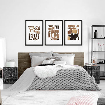 Artwork Mid Century Modern | Set of 3 wall art prints