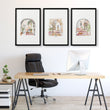 Artwork With Frame | Set of 3 Moroccan Inspired Wall art Prints