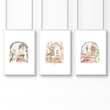 Artwork With Frame | Set of 3 Moroccan Inspired Wall art Prints