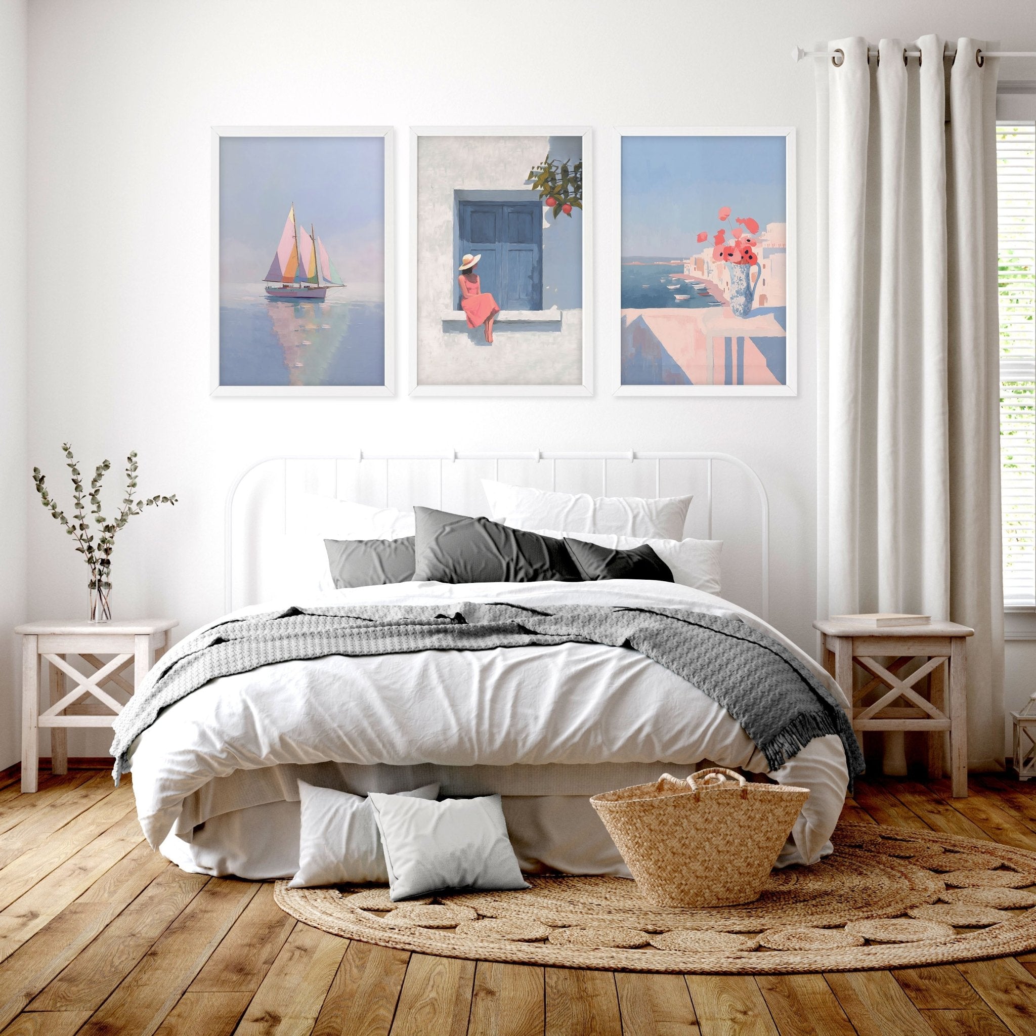 Artwork With Frames | Set of 3 Italian Lifestyle Wall art Prints