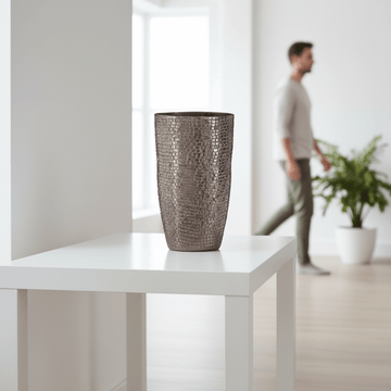 Arya Pewter Large Vase
