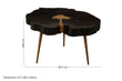 Asamra Black And Gold Coffee Table