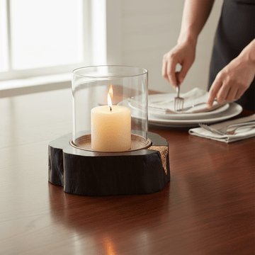 Asamra Large Hurricane Candle Holder