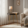 Asamra Black Side Table