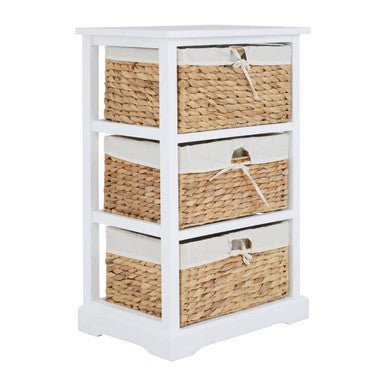 Ashby 3 Seagrass Drawer Chest.