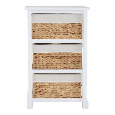 Ashby 3 Seagrass Drawer Chest.
