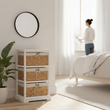 Ashby 3 Seagrass Drawer Chest.