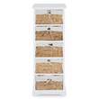Ashby 5 Seagrass Drawer Chest.