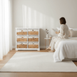 Ashby 6 Seagrass Drawer Chest.
