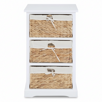 Ashby 3 Seagrass Drawer Chest.