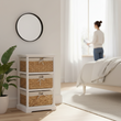 Ashby 3 Seagrass Drawer Chest.