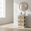Ashby 3 Seagrass Drawer Chest.