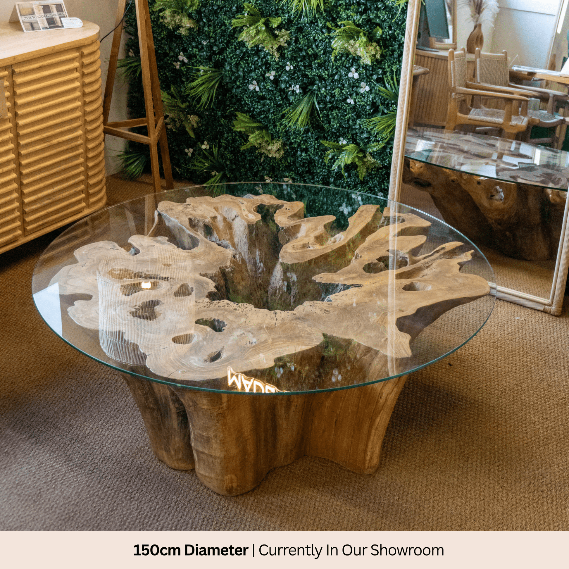 Asri Tree Trunk Coffee Table