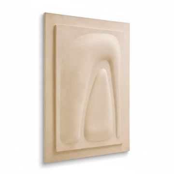 Astratto 3D Cream Wall Art