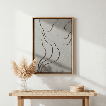 Astratto 3D Effect Green Wall Art