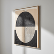 Astratto Black and Cream Wall Art