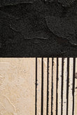 Astratto Black and Cream Wall Art