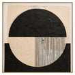 Astratto Black and Cream Wall Art