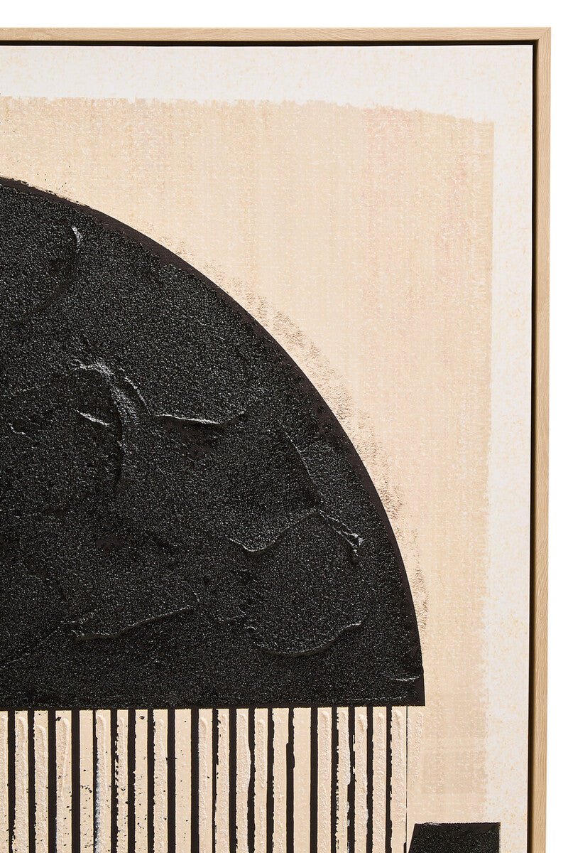Astratto Black and Cream Wall Art