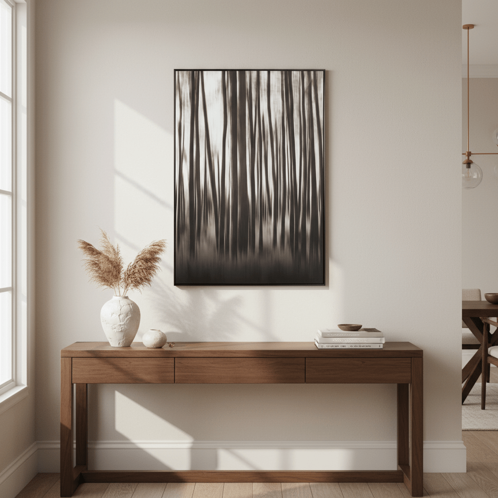 Astratto Black And Natural Classic Wall Art