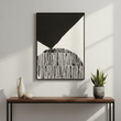 Astratto Black and White Abstract Textured Wall Art