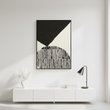 Astratto Black and White Abstract Textured Wall Art