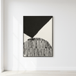 Astratto Black and White Abstract Textured Wall Art