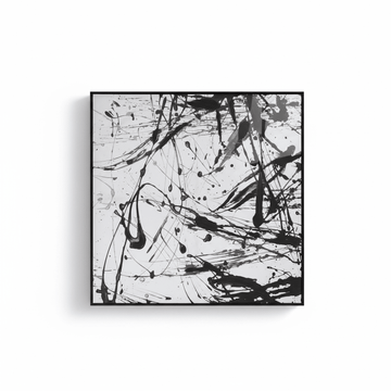Astratto Black And White Wall Art