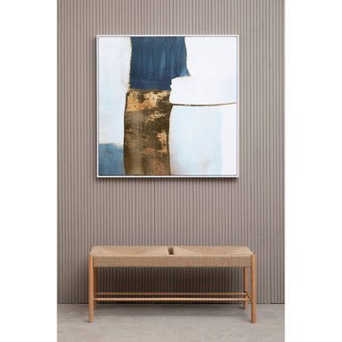 Astratto Blue And Gold Foil Wall Art