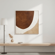 Astratto Brown and Natural Textured Wall Art