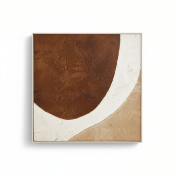 Astratto Brown and Natural Textured Wall Art