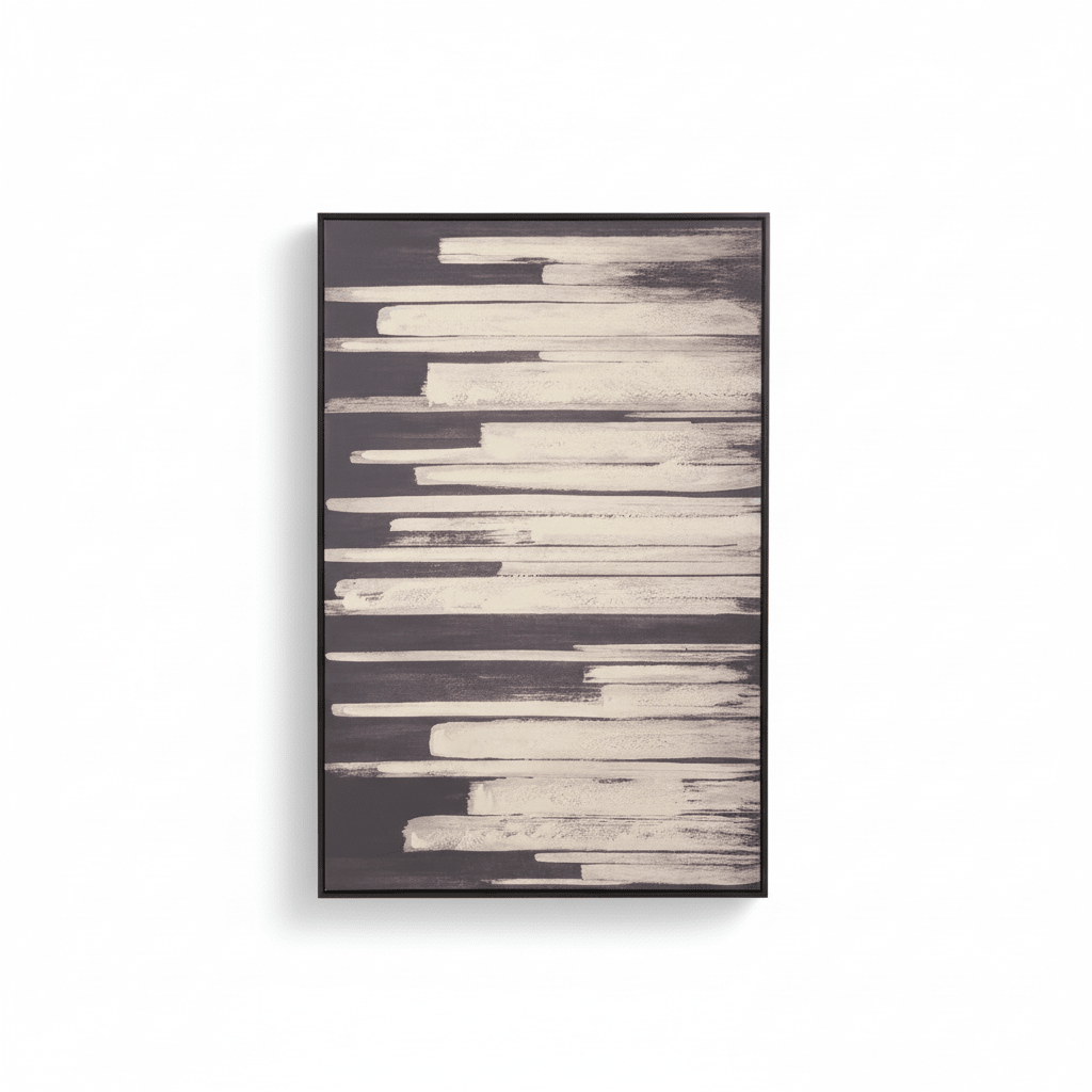 Astratto Canvas Black Wall Art