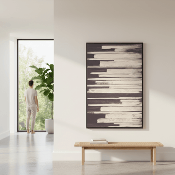 Astratto Canvas Black Wall Art