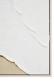 Astratto Canvas Natural And White Textured Plaster Wall Art