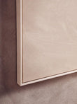 Astratto Canvas Natural And White Textured Plaster Wall Art